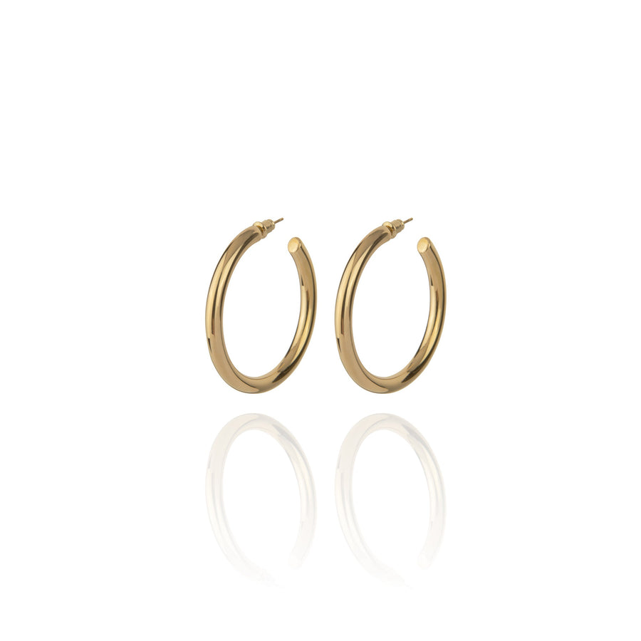 EVA GOLDEN HOOPS LARGE