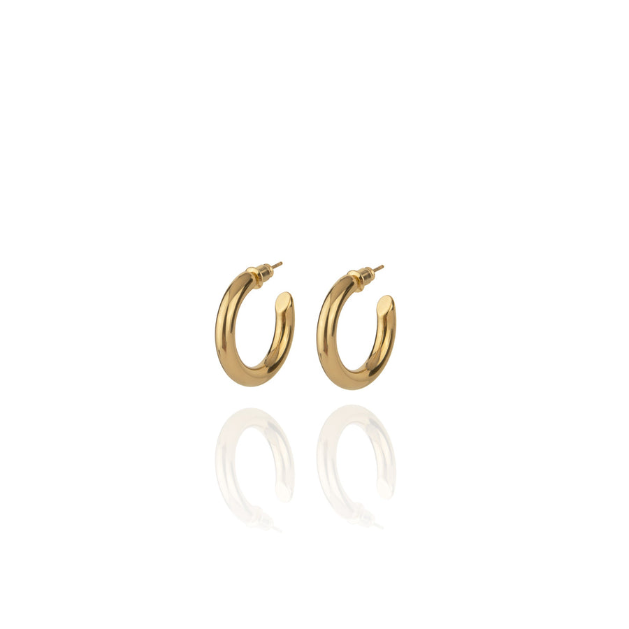 EVA GOLDEN HOOPS MEDIUM