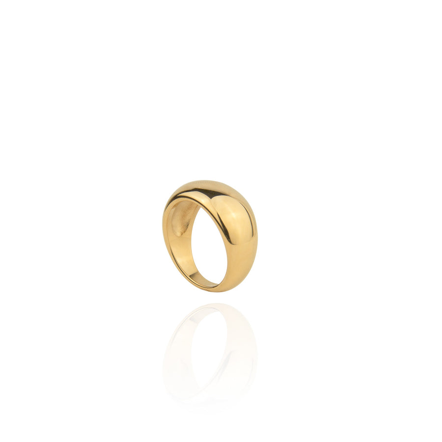 GOLD DOME RING