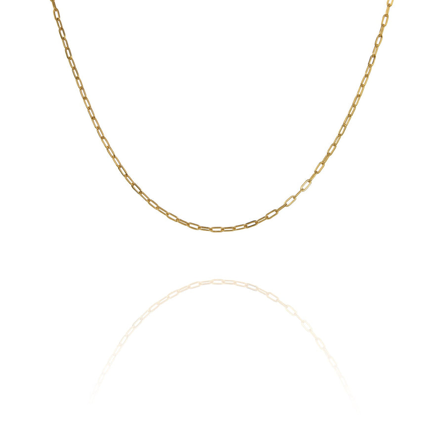 CLASSIC GOLD CHAIN NECKLACE MEDIUM